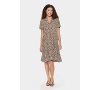 Saint Tropez Eda Short Sleeve Dress In Natural Natural S