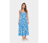 Saint Tropez Eda Spaghetti Straps A-Line Midi Dress In Blue Blue L