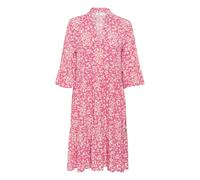 Saint Tropez Edasz V-Neck Knee Length Dress In Pale Pink Pale Pink M