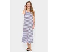 Saint Tropez Emilia Maxi Round Neck Tank Dress White Stripe