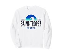 Saint-Tropez France | Saint Tropez Côte D'Azur Wave I5X Sweatshirt