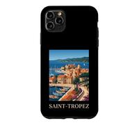 Saint Tropez French Riviera Retro Travel Coast Case for iPhone 11 Pro Max