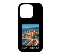 Saint Tropez French Riviera Retro Travel Coast Case for iPhone 14 Pro
