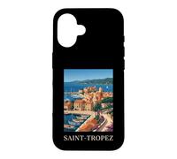 Saint Tropez French Riviera Retro Travel Coast Case for iPhone 16