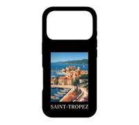 Saint Tropez French Riviera Retro Travel Coast Case for iPhone 17 Pro