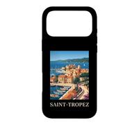 Saint Tropez French Riviera Retro Travel Coast Case for iPhone 17 Pro Max