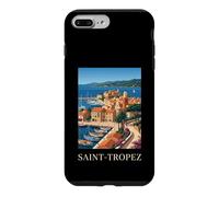 Saint Tropez French Riviera Retro Travel Coast Case for iPhone 7 Plus/8 Plus