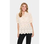 Saint Tropez Geleksa V-Neck Blouse In Ecru Ecru L