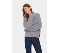 Saint Tropez Halfasz Pullover Glitter Knit Casual Fit In Silver Silver XL