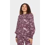 Saint Tropez Malikasz Blouse Animal Print In Red Red S