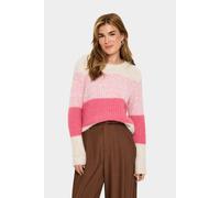 Saint Tropez Mandysz Long Sleeve Crew Neck Pullover In Dusty Pink Dusty Pink M