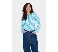 Saint Tropez Mila Long Sleeve Slim Fit Cardigan In Blue Blue M