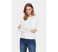 Saint Tropez Women's Mila Roll-Neck Cardigan in White | Size: Large Saint Tropez White L