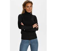 Mila Rollneck Pullover Plain Saint Tropez Black L