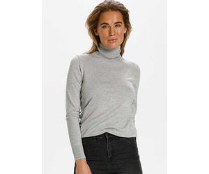 Saint Tropez Mila Rollneck Pullover Pearl Grey Mel