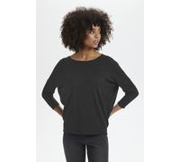 Saint Tropez Milasz R-Neck Pullover In Black Black M