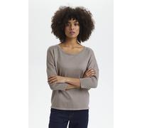Saint Tropez Milasz R-Neck Pullover In Natural Natural XS