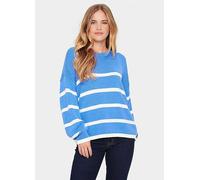 Saint Tropez Terna Relaxed Fit Crew Neck Pullover Ultramarine