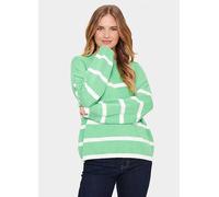 Saint Tropez Terna Relaxed Fit Crew Neck Pullover Zephyr Green