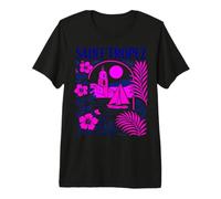 Saint-Tropez Vintage Côte d'Azur Retro Summer Motif Premium T-Shirt