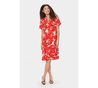 Saint Tropez Women's Eda Short Sleeve Dress in Scarlet | Size: Medium Saint Tropez Scarlet M