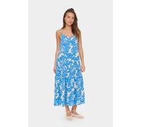 Saint Tropez Women's Eda Spaghetti Straps A-line Midi Dress in Blue | Size: Medium Saint Tropez Blue M