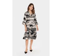 Saint Tropez Women's EdaSz V-Neck Knee Length Dress in Black | Size: Medium Saint Tropez Black M