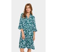 Saint Tropez Women's EdaSZ V-Neck Knee Length Dress in Teal | Size: Medium Saint Tropez Teal M