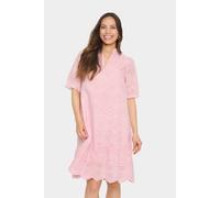 Saint Tropez Women's Geleksa Lace A-Line Dress in Baby Pink | Size: Medium