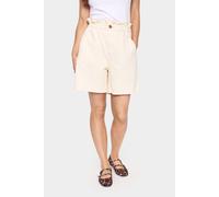Saint Tropez Women's KayoSZ High Waisted Shorts in Natural White | Size: Large