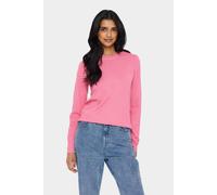 Saint Tropez Women's MilaSZ Crew Neck Jumper in Pale Pink | Size: 2XL