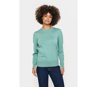 Saint Tropez Women's MilaSZ Crew Neck Jumper in Turquoise | Size: Large