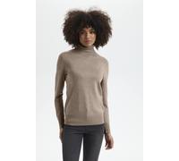 Saint Tropez Women's MilaSZ Rollneck Pullover in Taupe | Size: 2XL