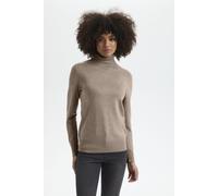 Mila Rollneck Pullover Plain Saint Tropez Natural XL