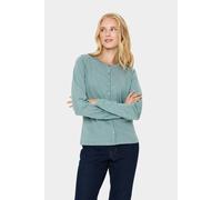 Saint Tropez Women's MilaSZ Slim Fit Cardigan in Duck Egg Blue | Size: Large Saint Tropez Duck Egg Blue L
