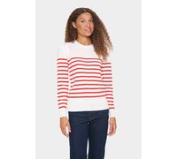 Saint Tropez Women's MilaSZ Slim Fit Striped Jumper | Size: Large Saint Tropez Multicolor L