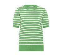 Saint Tropez Women's MilaSZ Striped Pullover Top in Light Green | Size: Medium