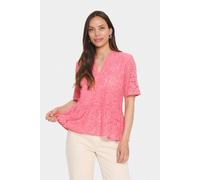 Saint Tropez Women's ZannaSZ Blouse in Bright Pink | Size: Large Saint Tropez Bright Pink L