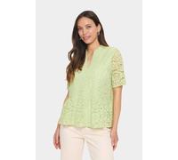 Saint Tropez Women's ZannaSZ Blouse in Pale Green | Size: Large