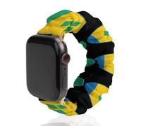 Saint Vincent And Grenadines Flag Heart Smartwatch Replacement Band Compatible with IWatch Soft Elastic Wristbands Watch Strap 42mm/44mm