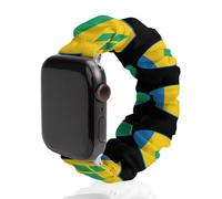 Saint Vincent And Grenadines Flag Heart Smartwatch Replacement Band Compatible with IWatch Soft Elastic Wristbands Watch Strap 42mm/44mm