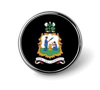 Saint Vincent And Grenadines Round Brooch Pin Lapel Pins Tie Suit Dress Accessories Wedding Birthday for Men Women