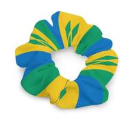 Saint Vincent And The Grenadines Flag Hair Scrunchies for Women Elastic Hair Bands Soft Hair Ties for Styling Gift Christmas Valentine's Day