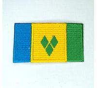 Saint Vincent and The Grenadines National Country Flag Iron Sew on Embroidered Patch
