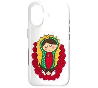 Saint Virgin Mary Cartoon Cute Chibi Christian Religious Case for iPhone 17