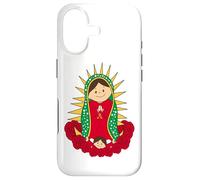 Saint Virgin Mary Cartoon Cute Chibi Christian Religious Case for iPhone 17