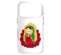 Saint Virgin Mary Cartoon Cute Chibi Christian Religious Case for iPhone 17 Pro