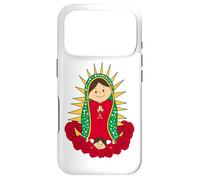 Saint Virgin Mary Cartoon Cute Chibi Christian Religious Case for iPhone 17 Pro