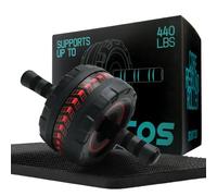 SaintCos Ab Roller Wheel for Abs Workout - Core Strength Training Equipment for Home Gym with Knee Pad, Abdominal Exercise Wheel for Men and Women