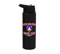 Sainte-Mère-Église First Town Liberated on D-Day Stainless Steel Insulated Water Bottle